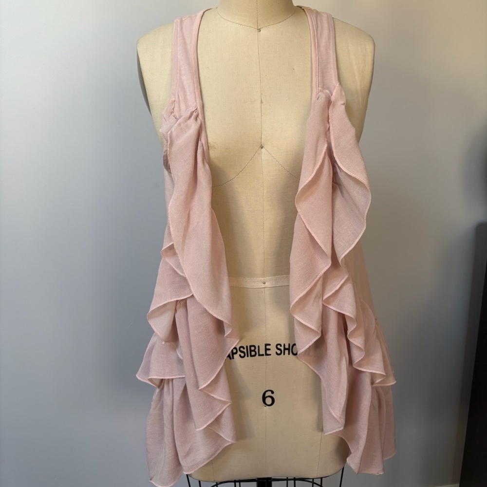 H&M- Early 2000s Ruffle Vest - Picture 1 of 4